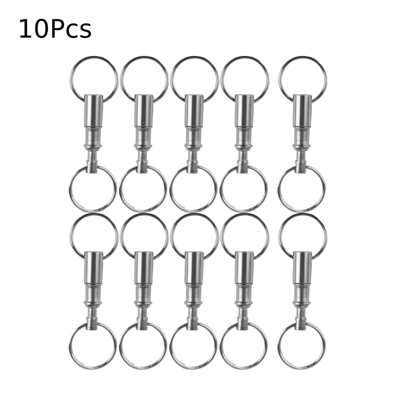 Chain Lock Combination - 10 sztuk podwójne odpinane breloki Quick